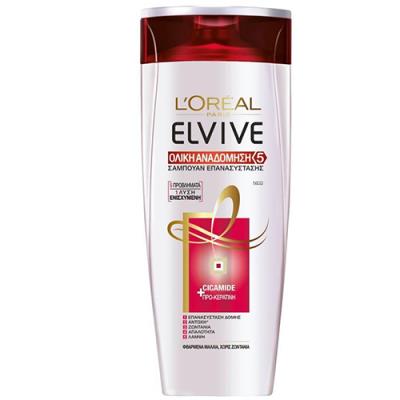Elvive Σαμπουάν για ολική αναδόμηση μαλλιών 400ml