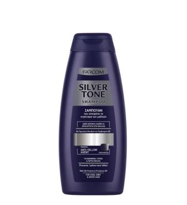Farcom Σαμπουάν silver tone 400ml