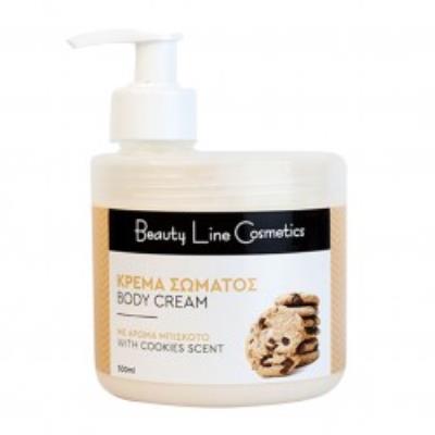 Beauty Line Κρέμα σώματος μπισκότο 500ml