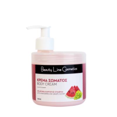 Beauty Line Κρέμα σώματος καρπούζι-σταφύλι 500ml