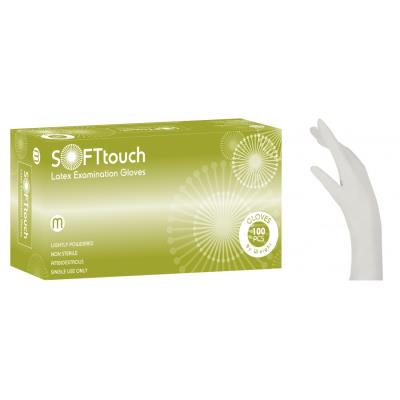 Soft Touch λευκό με πούδρα  100τεμ
