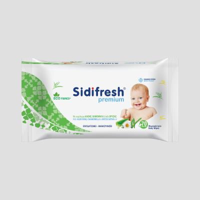 Sidifresh Μωρομάντηλα Premium 70τεμ