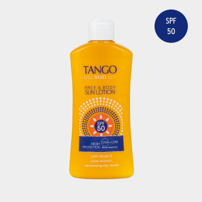 Tango Αντιηλιακό γαλάκτωμα, SPF 50, για πρόσωπο και σώμα 200ml