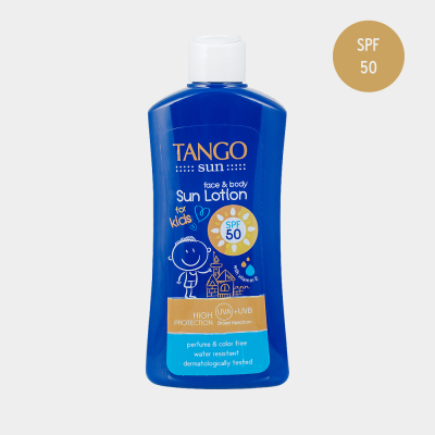 Tango Αντιηλιακό γαλάκτωμα για παιδιά SPF 50 για πρόσωπο και σώμα 200ml