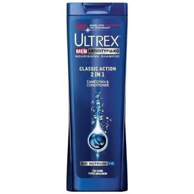 Ultrex Σαμπουάν active clean 2 in 1 360ml